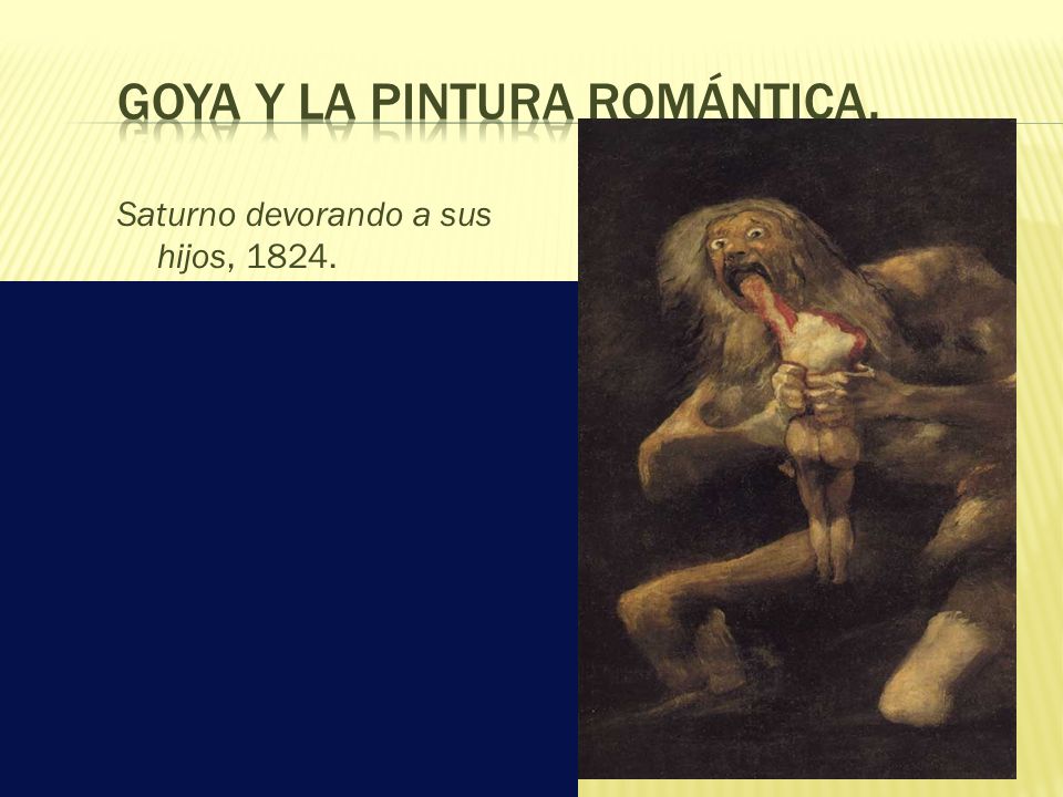 Goya y la pintura romántica.
