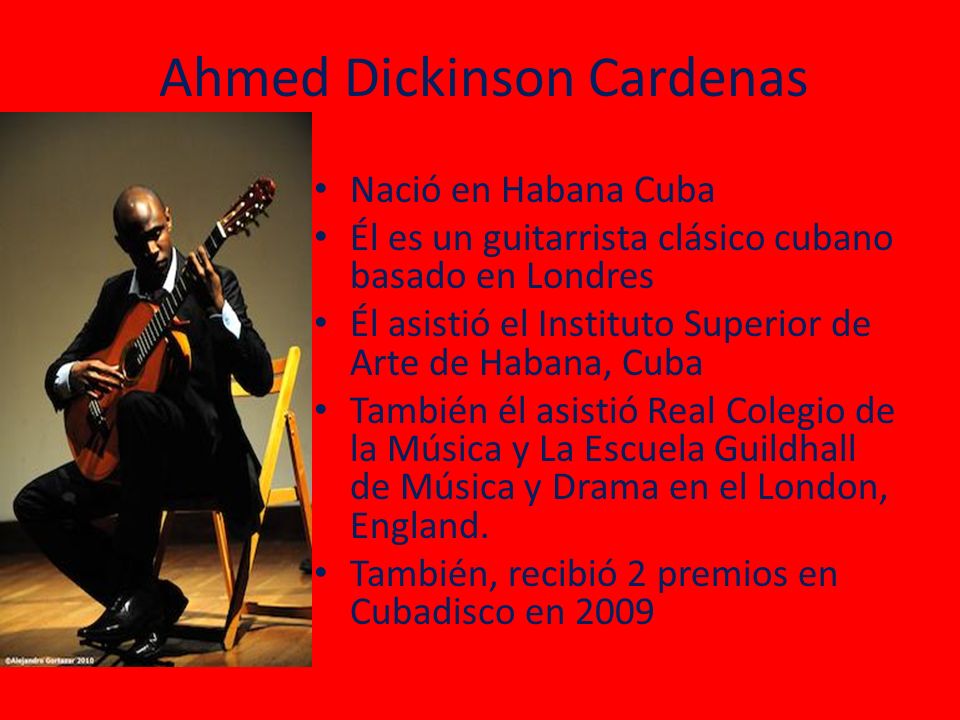 Ahmed Dickinson Cardenas