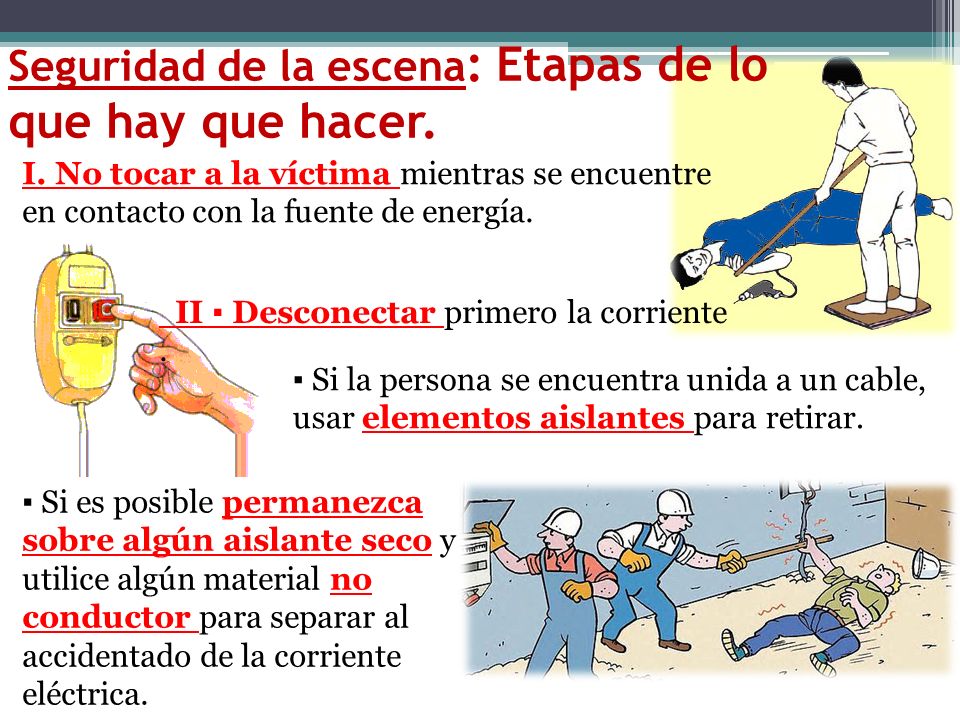 Seguridad de la escena: Etapas de lo que hay que hacer.
