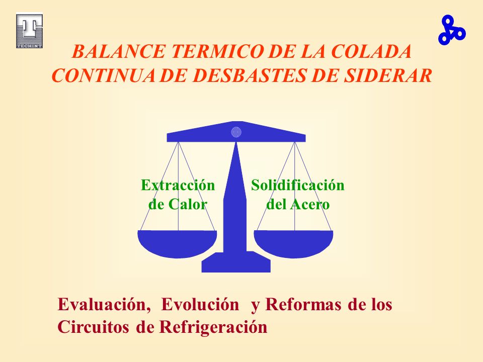 BALANCE TERMICO DE LA COLADA CONTINUA DE DESBASTES DE SIDERAR