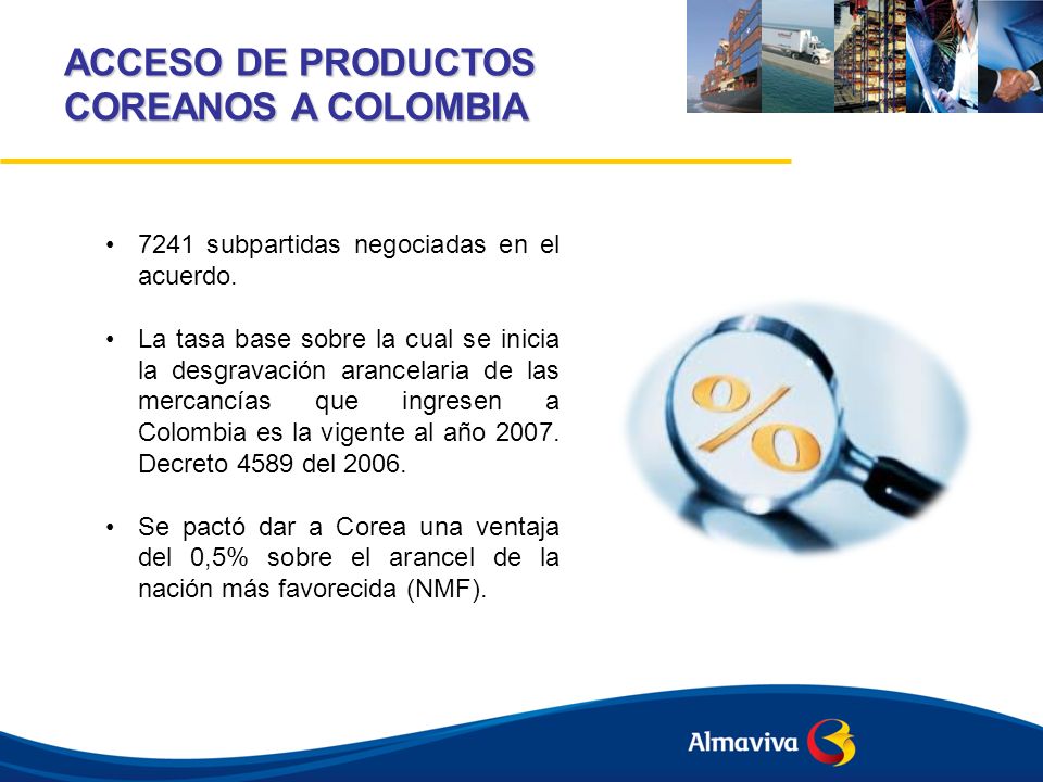 ACCESO DE PRODUCTOS COREANOS A COLOMBIA