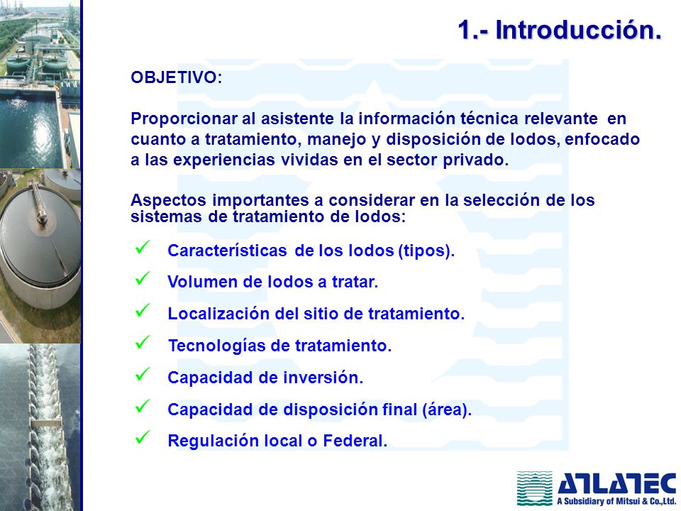 1.- Introducción. OBJETIVO: