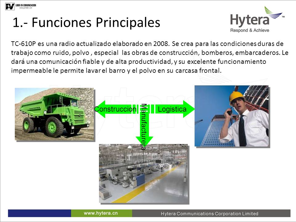 1.- Funciones Principales