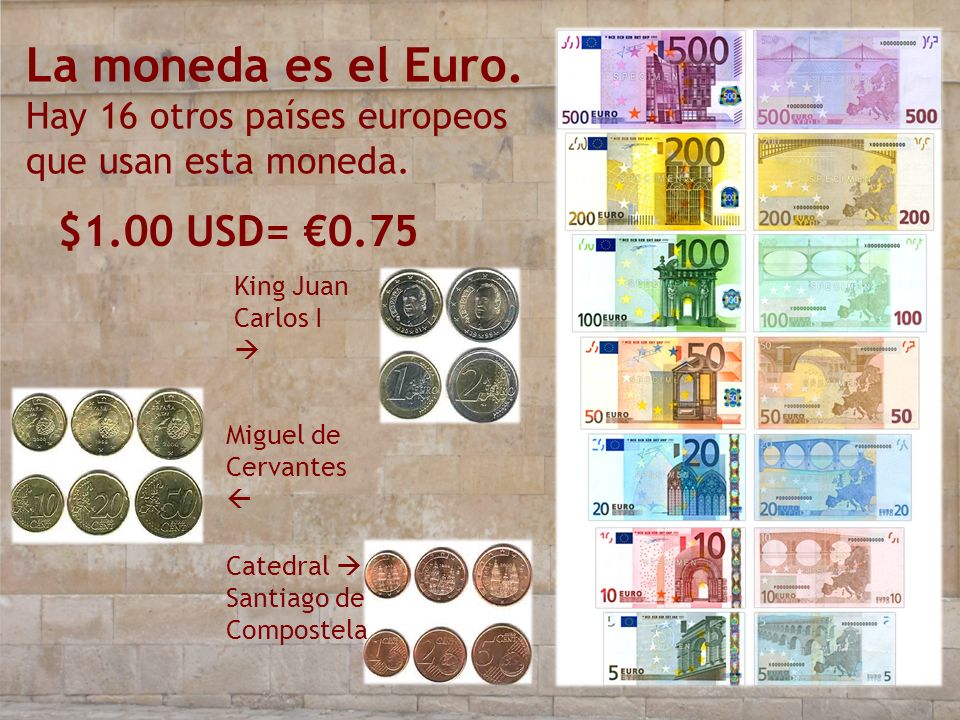 La moneda es el Euro. Hay 16 otros países europeos que usan esta moneda.