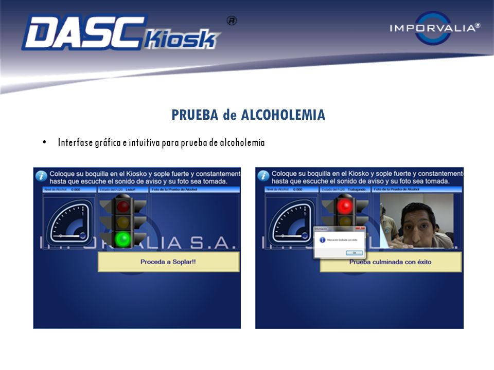 PRUEBA de ALCOHOLEMIA Interfase gráfica e intuitiva para prueba de alcoholemia