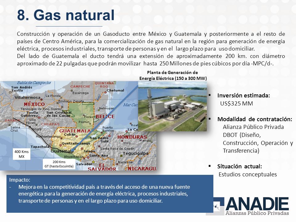 Planta de Generación de Energía Eléctrica (150 a 300 MW)