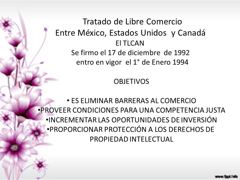 Tratado de Libre Comercio Entre México, Estados Unidos y Canadá