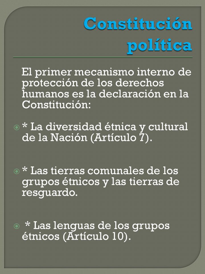 Constitución política