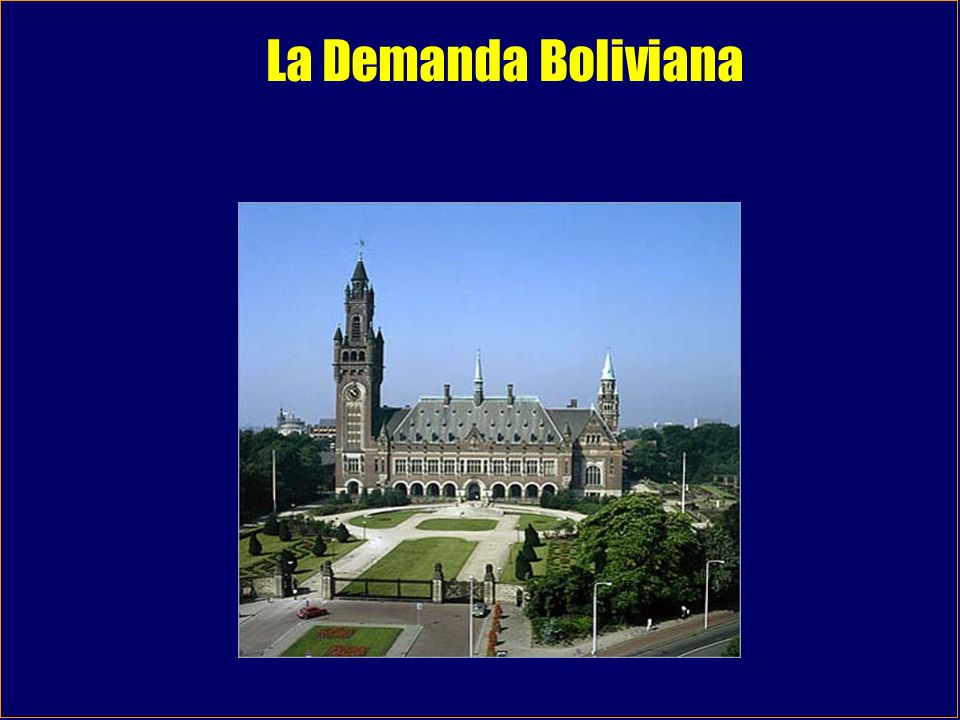 La Demanda Boliviana