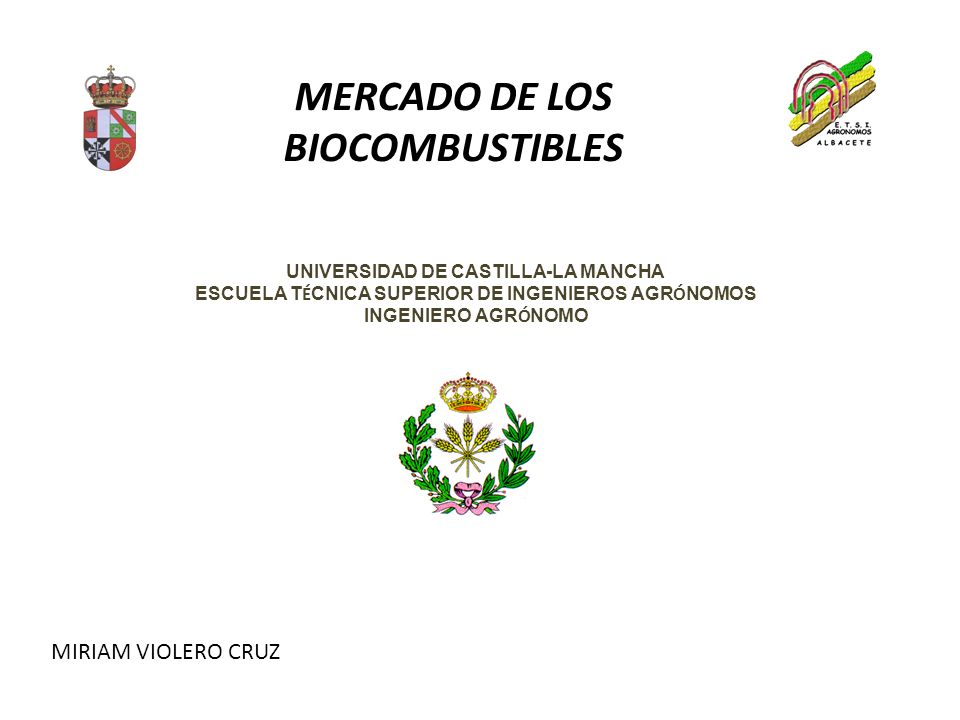 MERCADO DE LOS BIOCOMBUSTIBLES