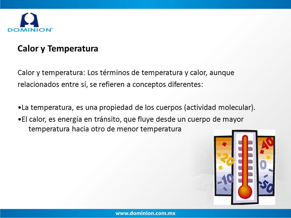 Calor y Temperatura Calor y temperatura: Los términos de temperatura y calor, aunque. relacionados entre sí, se refieren a conceptos diferentes: