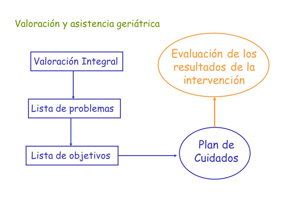 Evaluación de los resultados de la intervención Plan de Cuidados