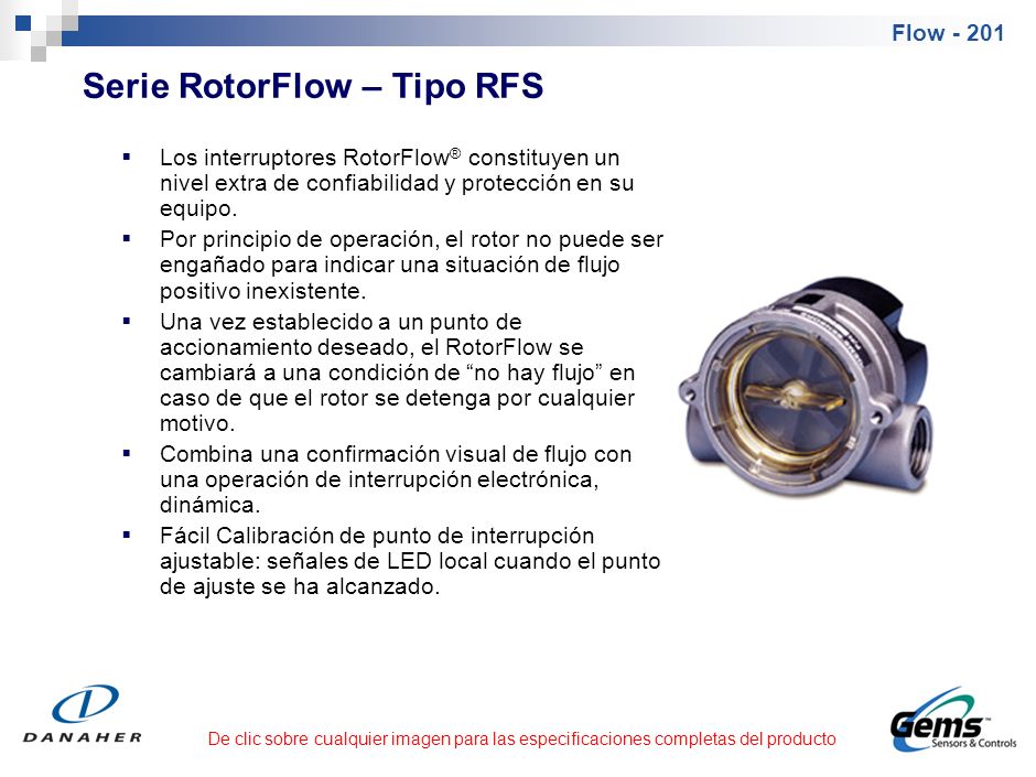Serie RotorFlow – Tipo RFS (continuación)