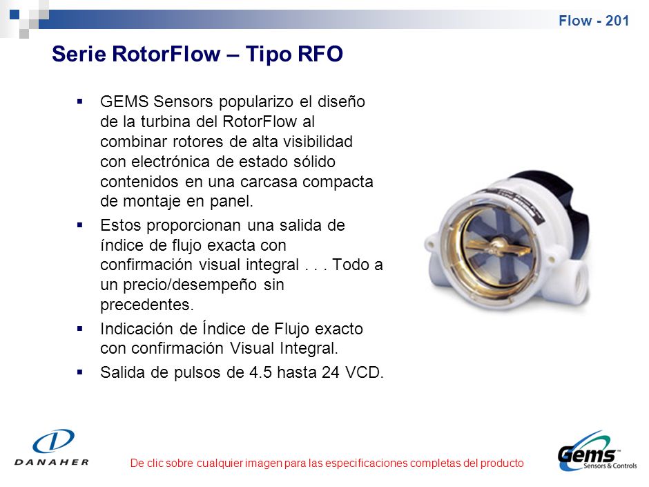 Serie RotorFlow – Tipo RFO (continuación)