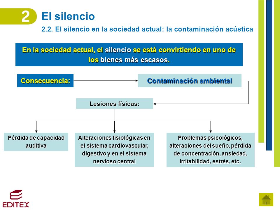 El silencio 2.2. El silencio en la sociedad actual: la contaminación acústica.