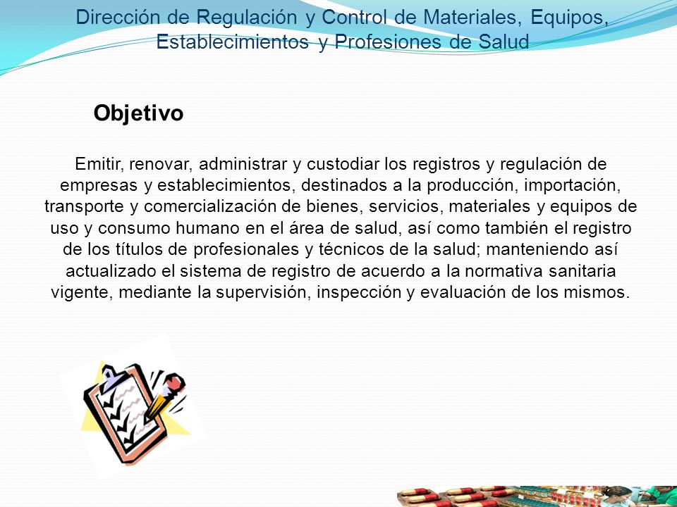Dirección de Regulación y Control de Materiales, Equipos, Establecimientos y Profesiones de Salud