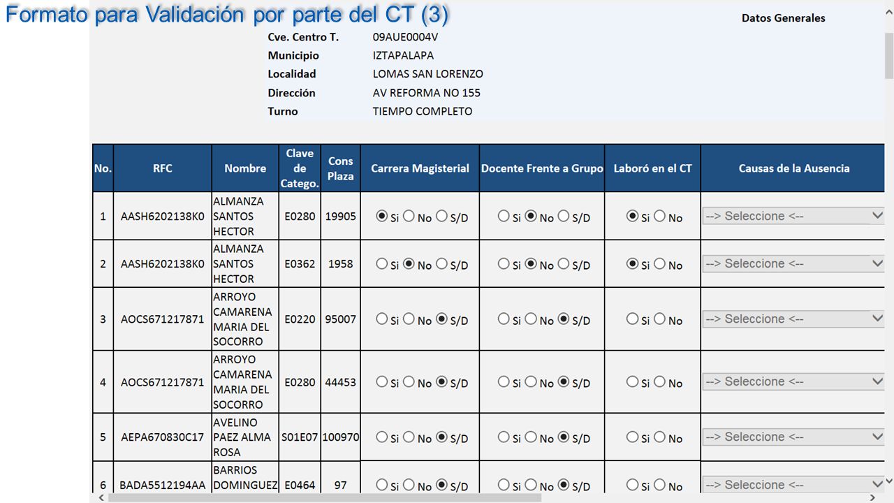Formato para Validación por parte del CT (3)