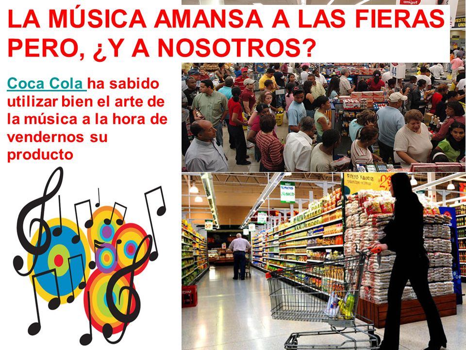 LA MÚSICA AMANSA A LAS FIERAS PERO, ¿Y A NOSOTROS