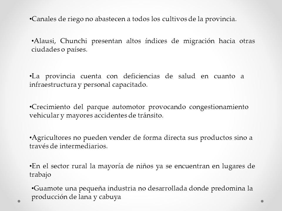 Canales de riego no abastecen a todos los cultivos de la provincia.