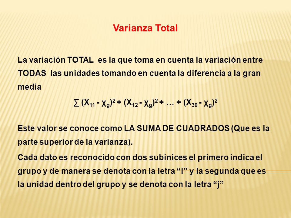 ∑ (X11 - χg)2 + (X12 - χg)2 + … + (X39 - χg)2