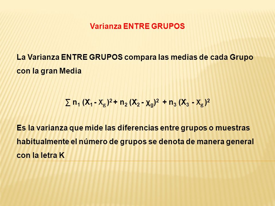 ∑ n1 (X̅1 - X̅g )2 + n2 (X̅2 - χg)2 + n3 (X̅3 - X̅g )2