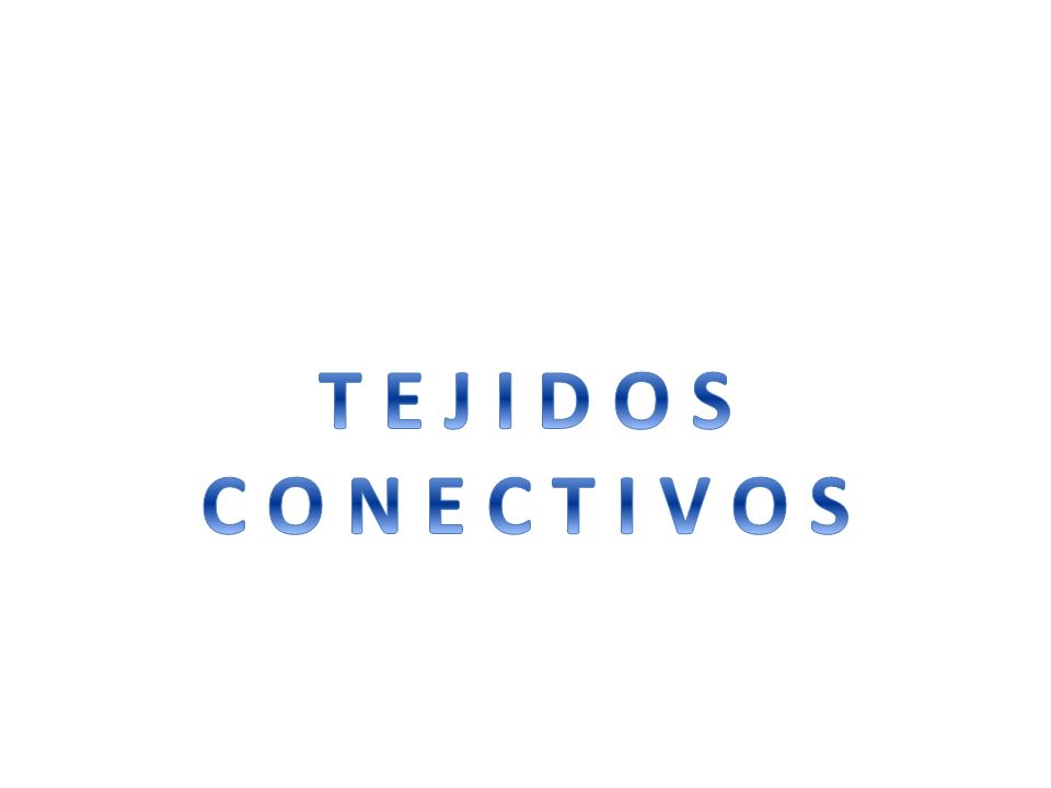 T E J I D O S C O N E C T I V O S