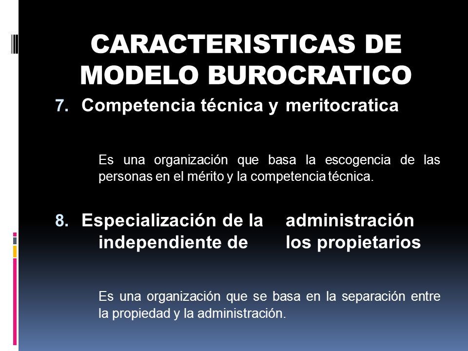 MODELO BUROCRATICO” MAX WEBER. - ppt video online descargar