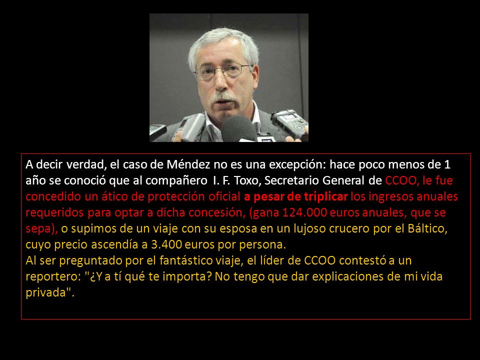 A decir verdad, el caso de Méndez no es una excepción: hace poco menos de 1 año se conoció que al compañero I.