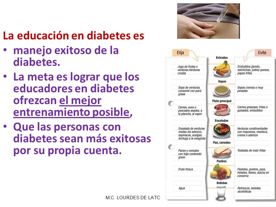 La educación en diabetes es manejo exitoso de la diabetes.