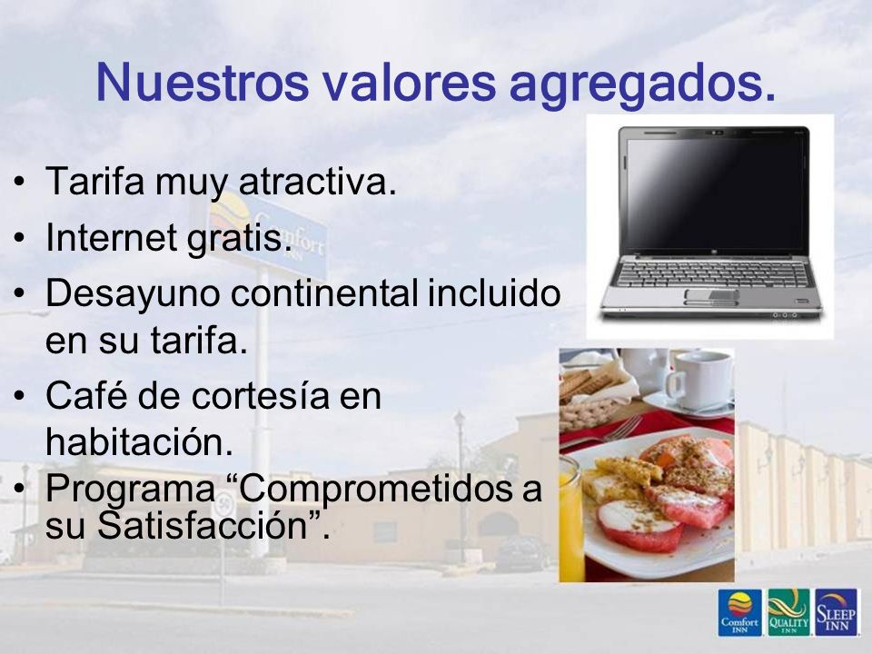 Nuestros valores agregados.