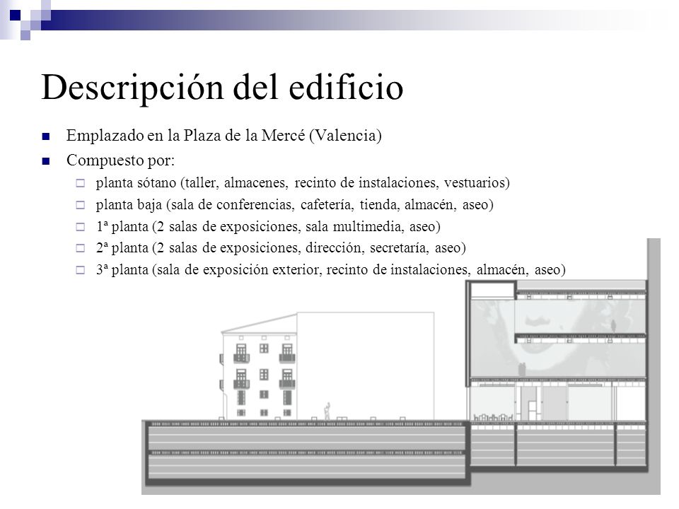 Descripción del edificio