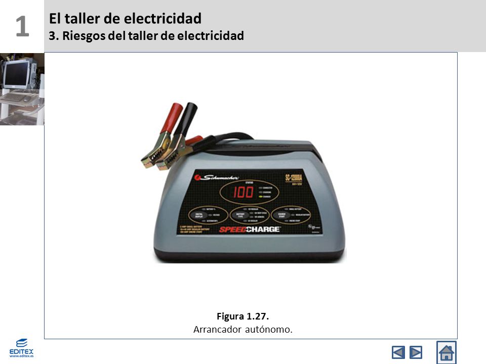 1 El taller de electricidad 3. Riesgos del taller de electricidad
