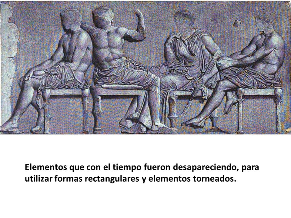 Elementos que con el tiempo fueron desapareciendo, para utilizar formas rectangulares y elementos torneados.