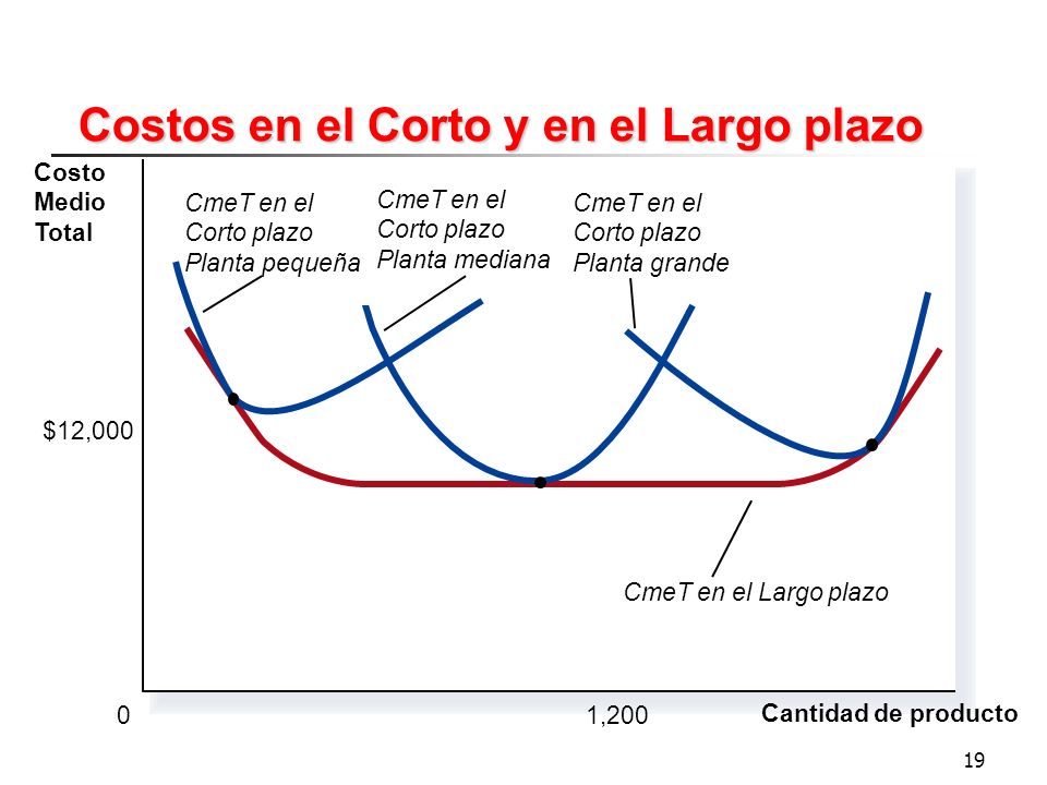 Costos en el Corto y en el Largo plazo