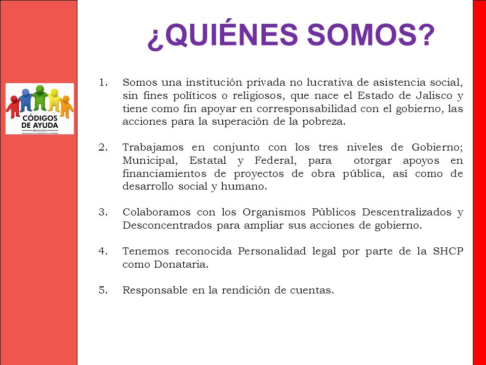 ¿QUIÉNES SOMOS