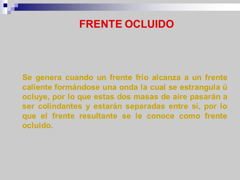 FRENTE OCLUIDO