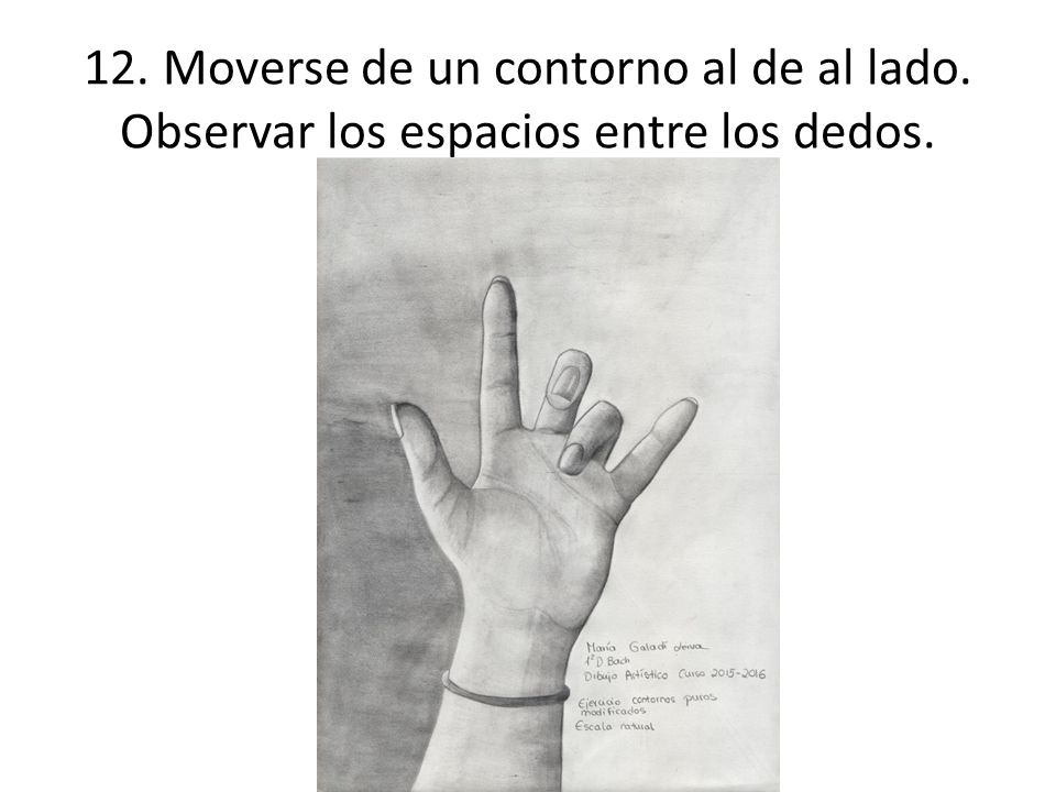 12. Moverse de un contorno al de al lado