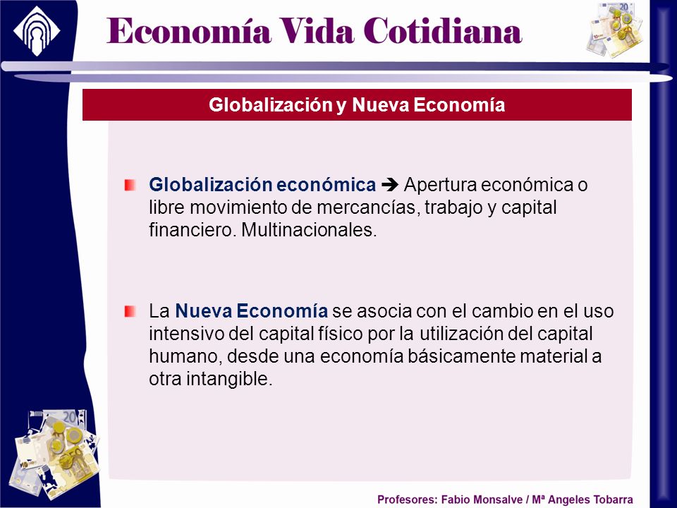 Globalización y Nueva Economía