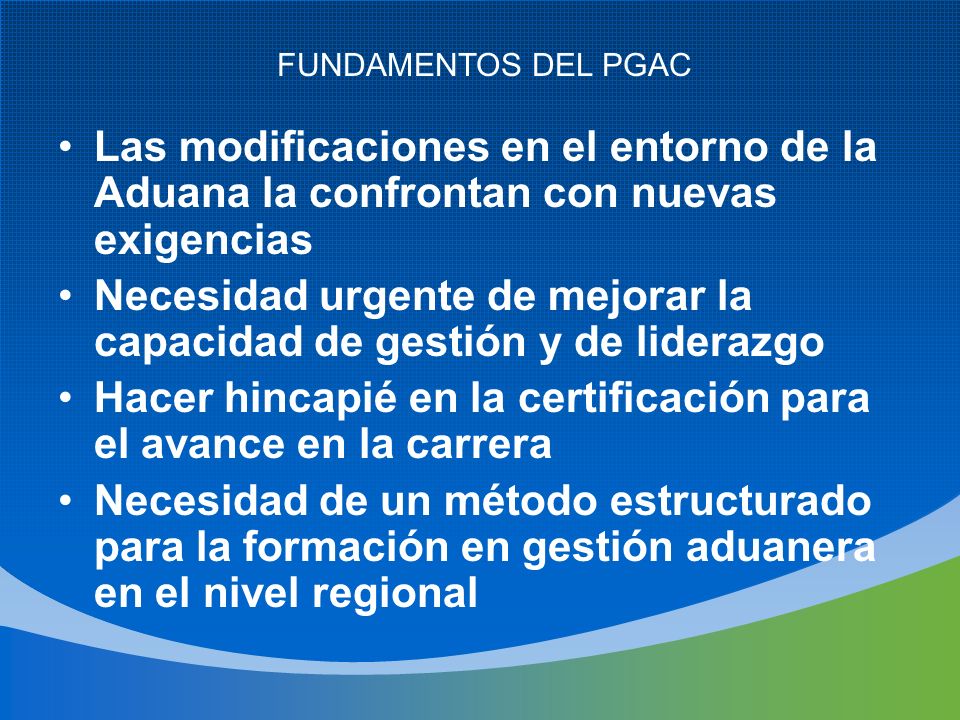 Necesidad urgente de mejorar la capacidad de gestión y de liderazgo