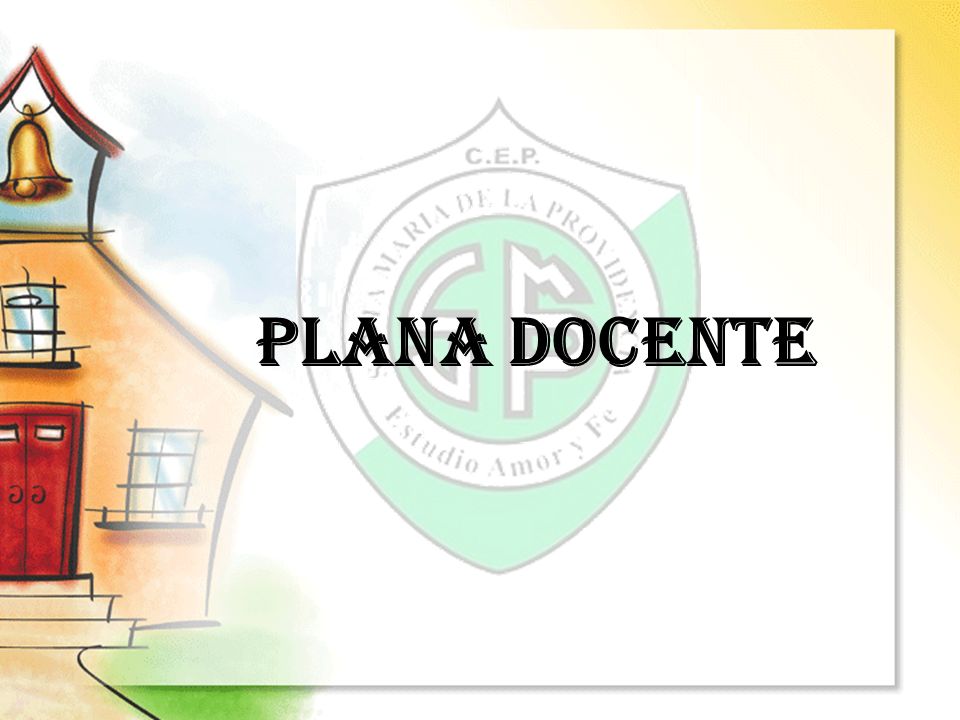 PLANA DOCENTE