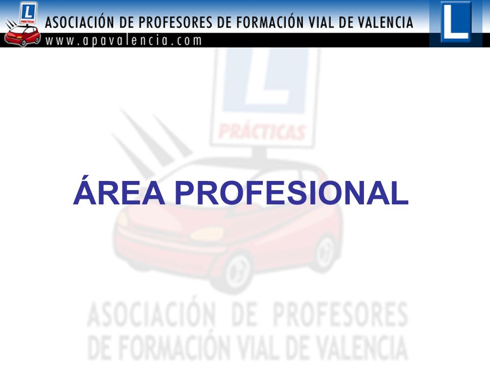 ÁREA PROFESIONAL