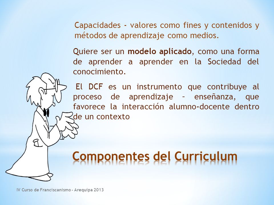 Componentes del Curriculum