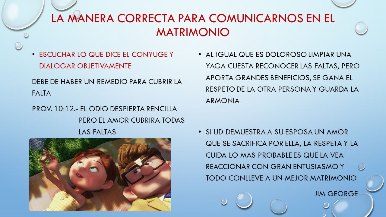 LA MANERA CORRECTA PARA COMUNICARNOS EN EL MATRIMONIO