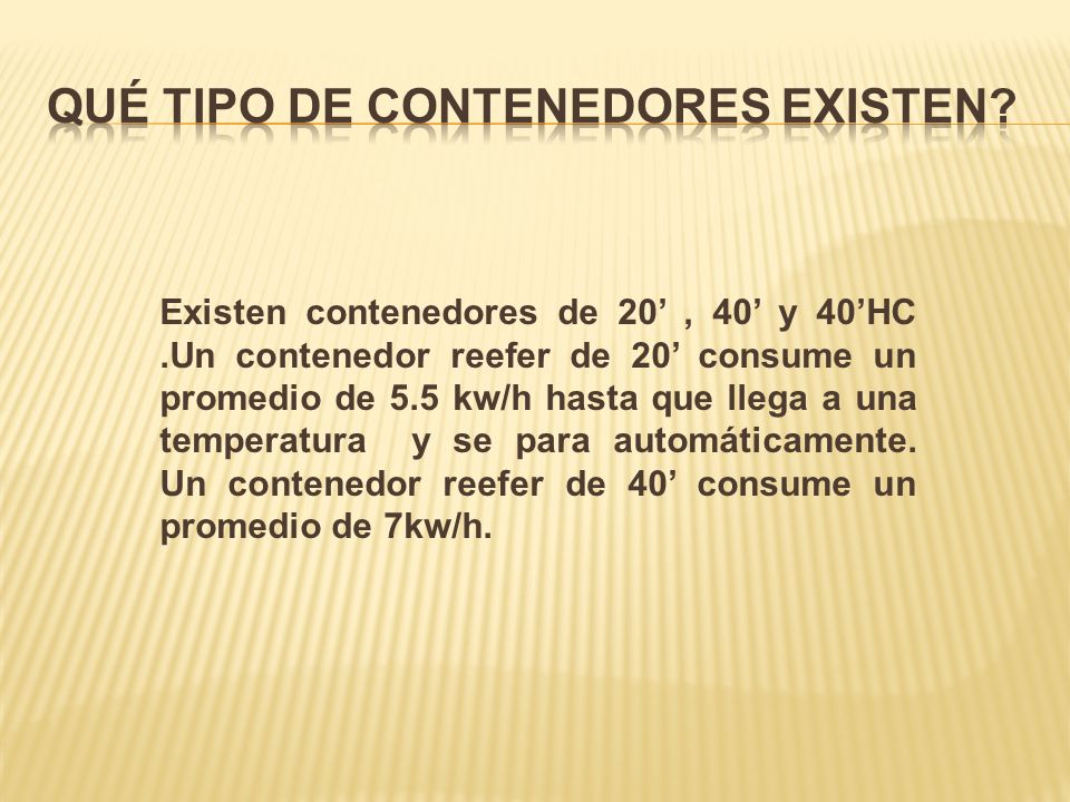 Qué tipo de contenedores existen