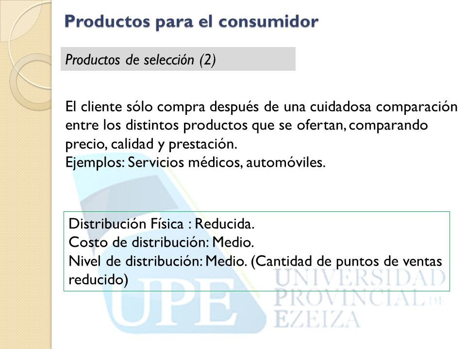 Productos para el consumidor