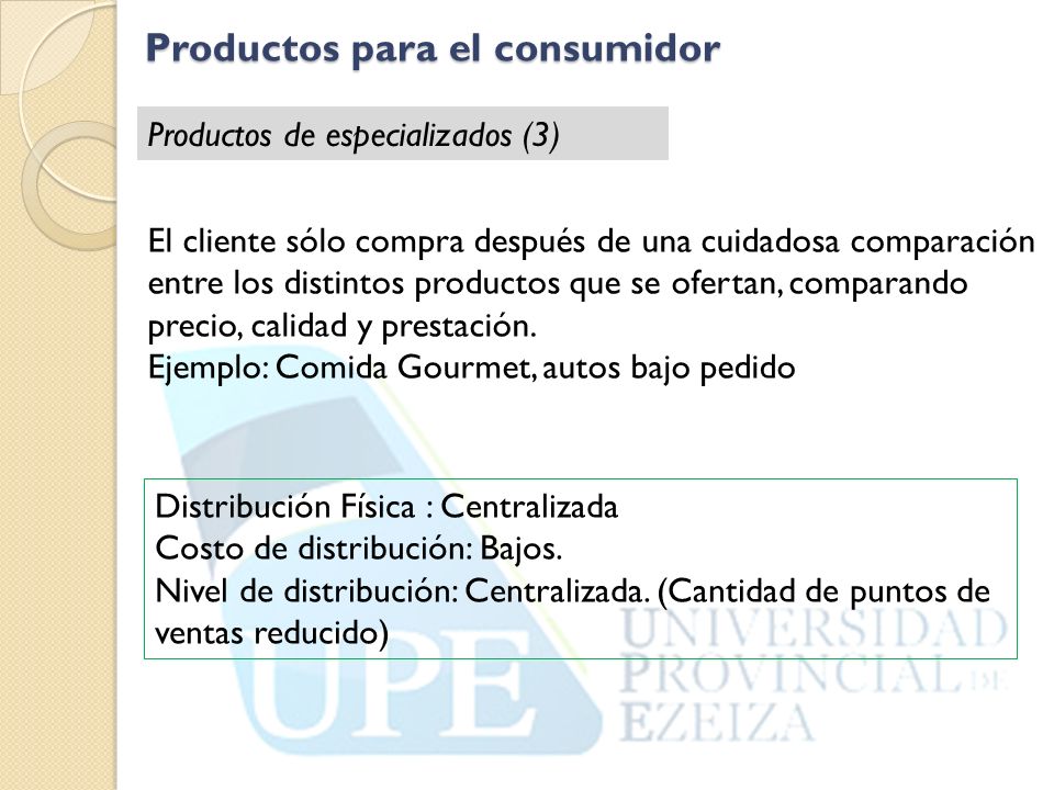 Productos para el consumidor