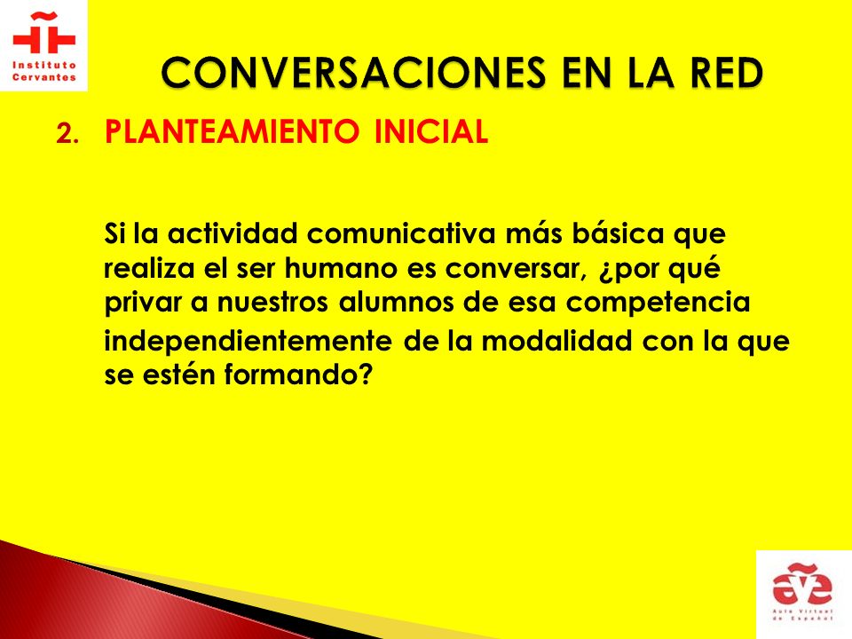 CONVERSACIONES EN LA RED