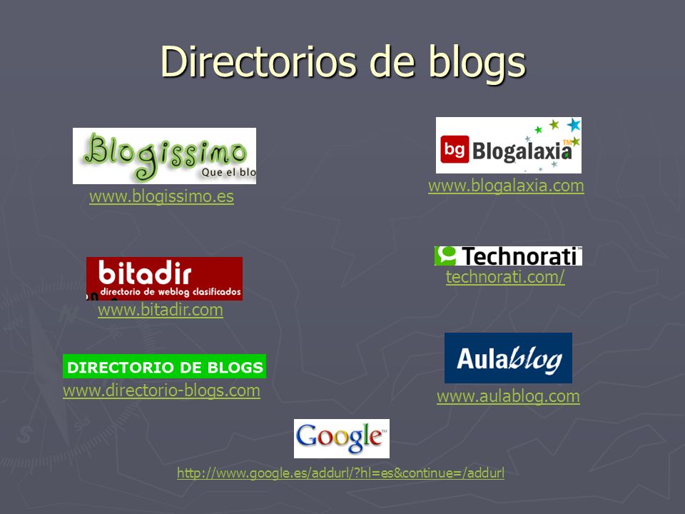 Directorios de blogs