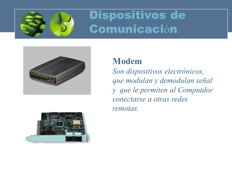 Dispositivos de Comunicación