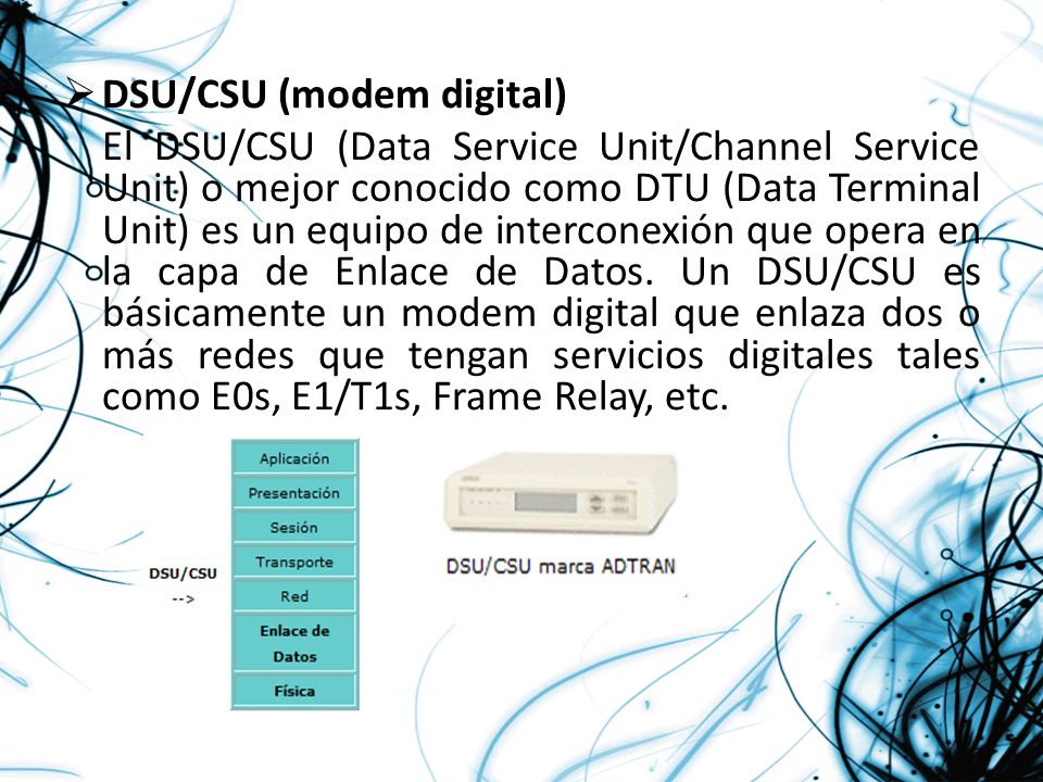 DSU/CSU (modem digital)